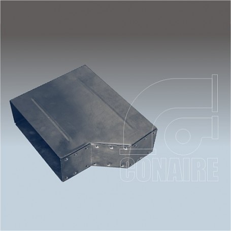 REDUCCIÓN EXCÉNTRICA RECTANGULAR GALVANIZADA | JG MINI VENT - CONAIRE