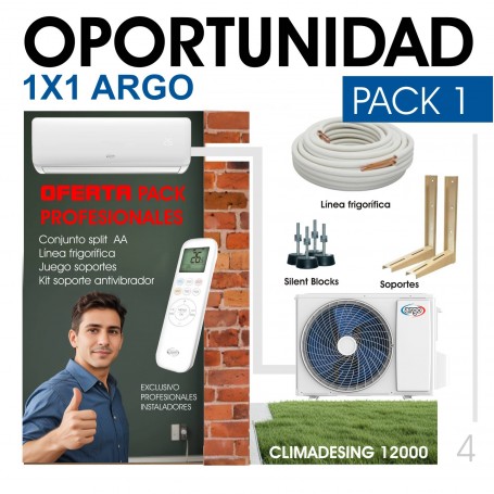 PACK (4) -PROMOCIÓN_PROFESIONAL (1x ARGO-CLIMADESING-12)